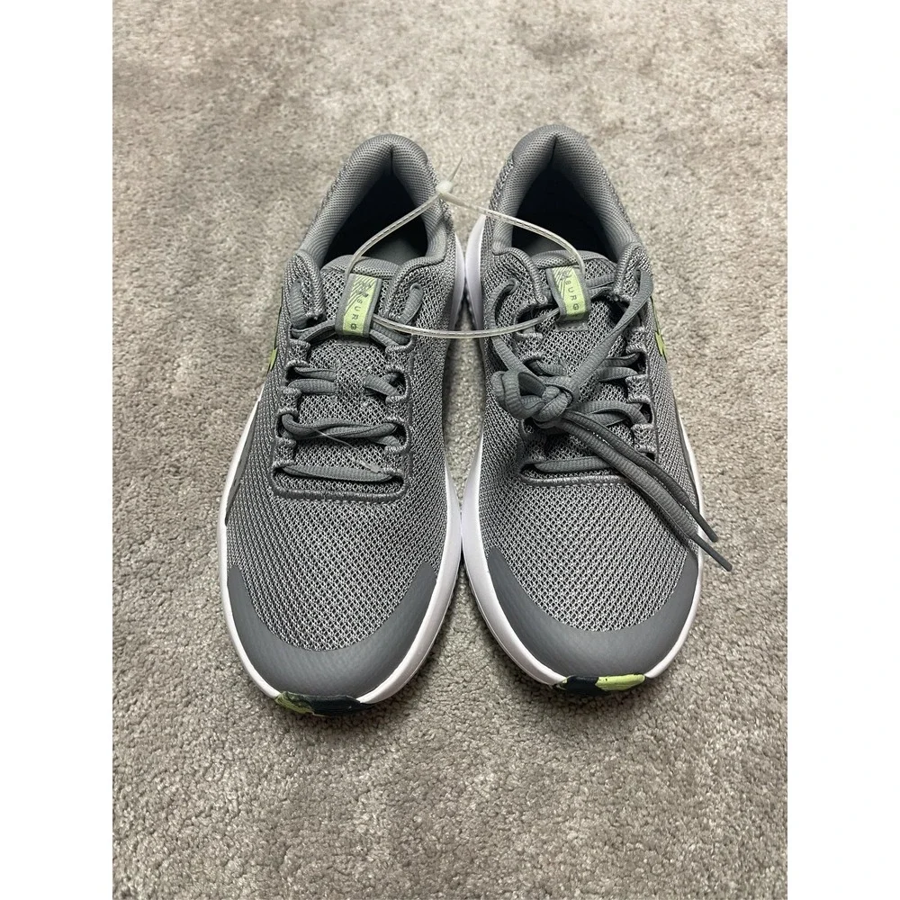 Under Armour Charged Surge 4 Running Shoes Gray Mesh Sneakers Youth Size 7 Youth